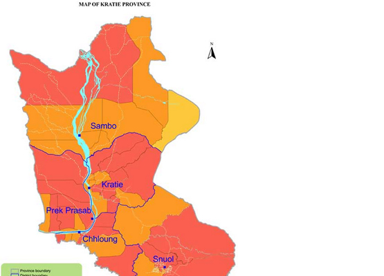 Kratie Geography